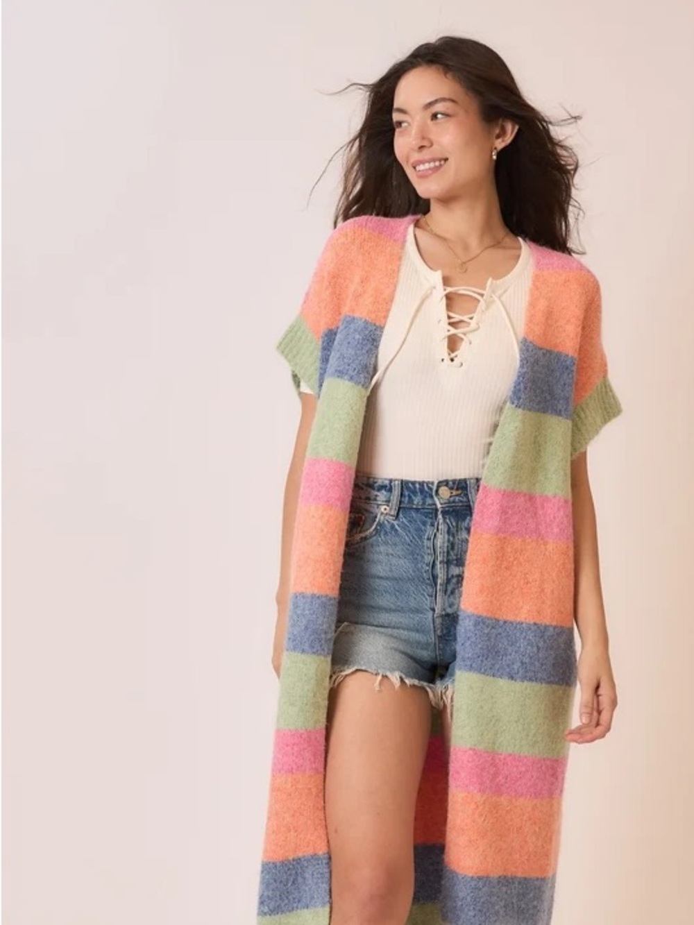 Kind of Magic Cardigan, Pure Boho Sunset Magic, size S/M Soft Brushed Knit